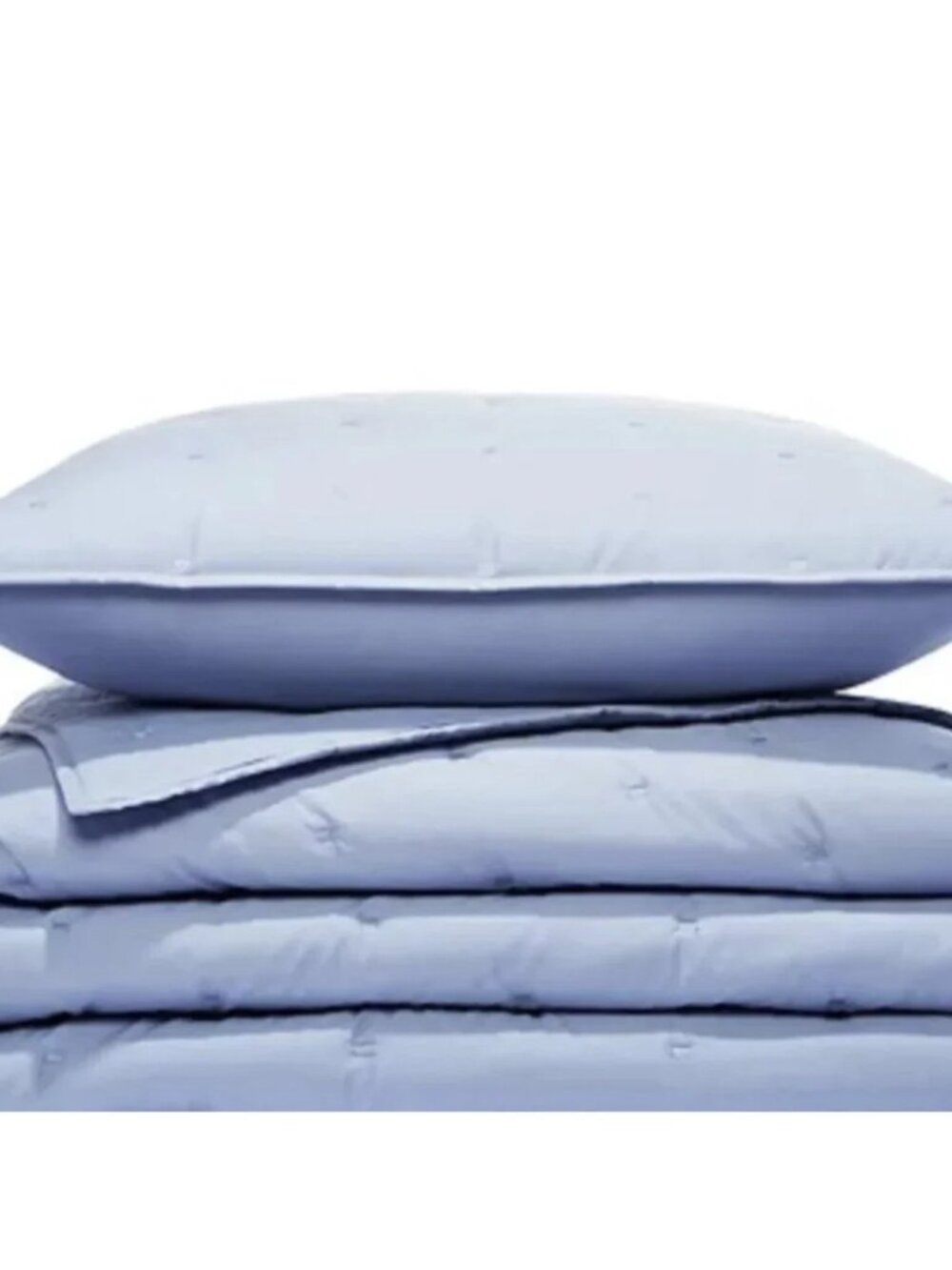 Sky Bedding | Sky Tufted Quilted Twin 100% Cotton Coverlet Set $275